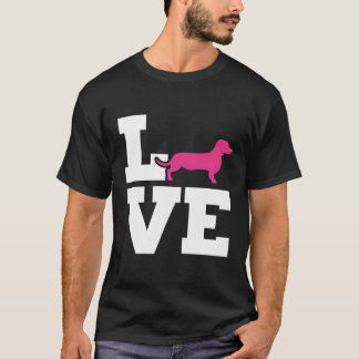 Camiseta Dachshund Love