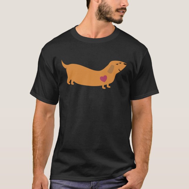 Camiseta Dachshund Love (Frente)