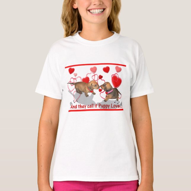 Camiseta Dachshund Love (Frente)