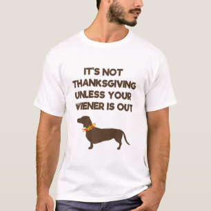 Camiseta Dachshund Lover Dia de Ação de Graças Dono de Cach