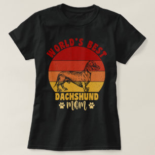 Camiseta Dachshund Lovers, O Melhor Dachshund Mãe