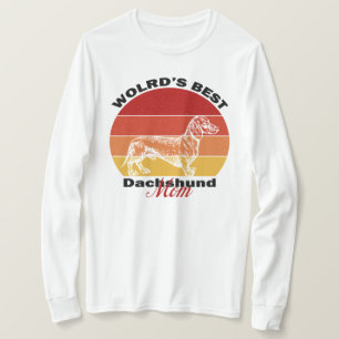 Camiseta Dachshund Lovers, O Melhor Dachshund Mãe