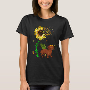 Camiseta Dachshund Mãe Cachorro Cachorro Cachorro Cachorro