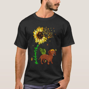 Camiseta Dachshund Mãe Cachorro Cachorro Cachorro Cachorro