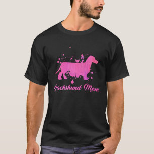 Camiseta Dachshund Mãe Dachshund Mãe Cães Mulheres Cachorro