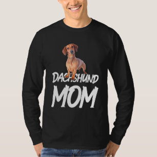 Camiseta Dachshund Mãe Ideia Para Aniversário Ou Natal