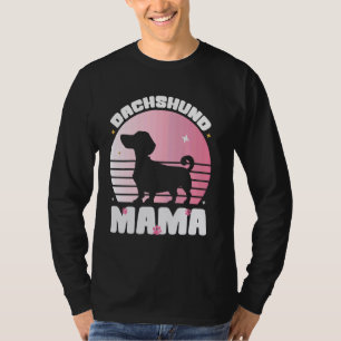 Camiseta Dachshund Mama Weenie Dog Wiener Funny Dachshund W