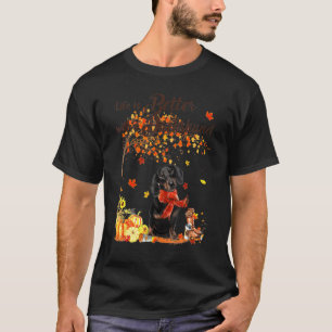 Camiseta Dachshund Maple Tree Dia de Ação de Graças Cachorr