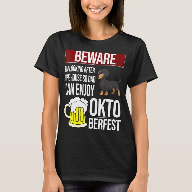 Camiseta Dachshund Oktoberfest (Frente)