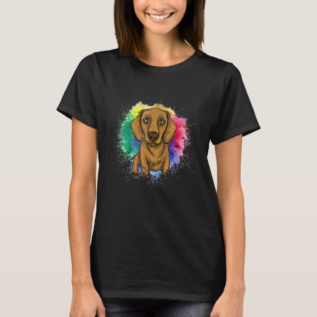 Camiseta Dachshund Owner Sausage Dog Doxie Wiener Women Dac (Frente)