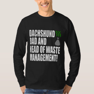 Camiseta Dachshund Pai Funny