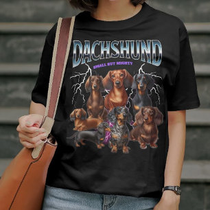 Camiseta Dachshund Pequeno Mas Poderoso