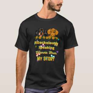 CAMISETA DACHSHUND PET FUNNER WIENER DOG GIFT QUER OUVIR ME