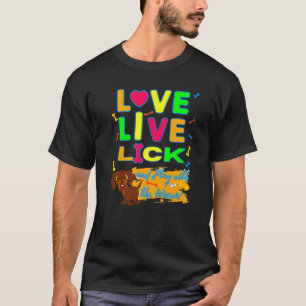 CAMISETA DACHSHUND PET FUNNY WIENER DOG LOVE LIVE LICAR EM 