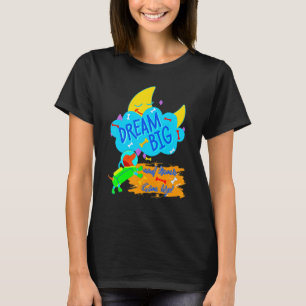Camiseta Dachshund Pet Funny Wiener Dog Sonho Grande Nunca