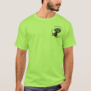 Camiseta Dachshund preto de Tan seu toda aproximadamente