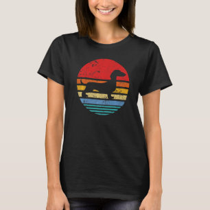 Camiseta Dachshund Retro Sunset Dog Daschund