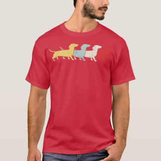 Camiseta Dachshund Retro Vintage