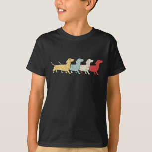 Camiseta Dachshund Retro Vintage