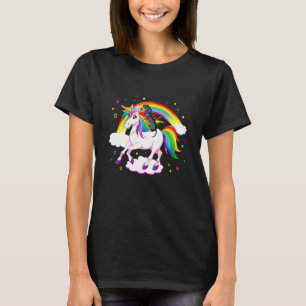 Camiseta Dachshund Rides Unicorn - Melhor Proprietário de C
