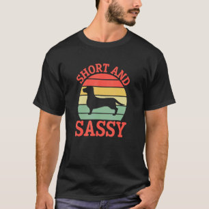 Camiseta Dachshund Sausing Sausent Silhouette R