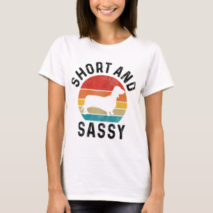Camiseta Dachshund Short & Sassassare Wiener Doxie Mãe Engr