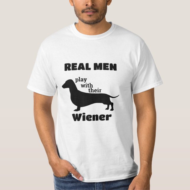 Camiseta Dachshund Silhouette Funny (Frente)