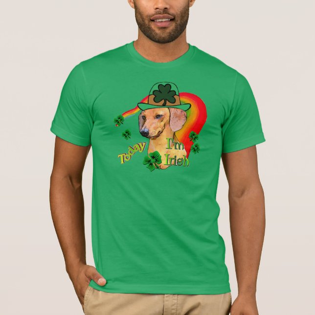 Camiseta Dachshund St Patricks (Frente)