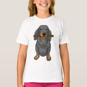 Camiseta Dachshund Stick