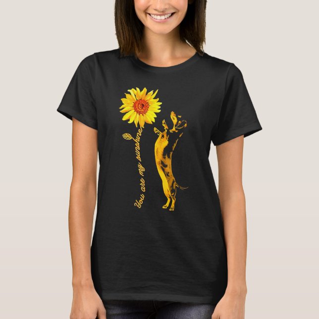 Camiseta Dachshund Sunshine Funny For Man Woman (Frente)