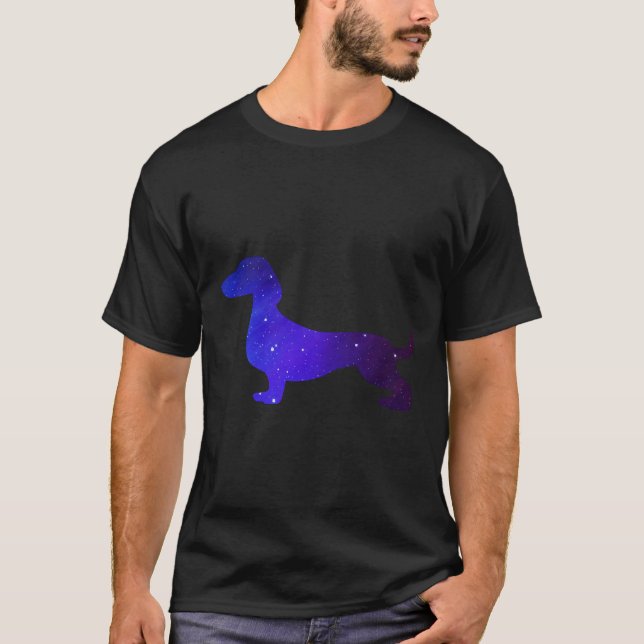 Camiseta Dachshund Universo (Frente)