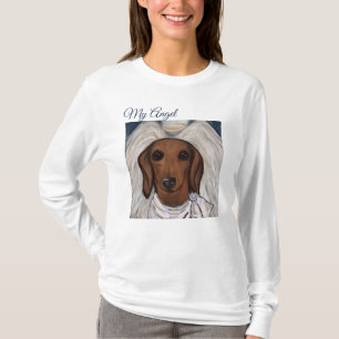 Camiseta Dachshund Vermelho