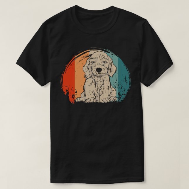 Camiseta Dachshund Vintage 2 (Frente do Design)