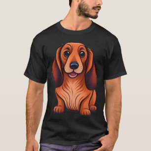 Camiseta Dachshund vintage amado