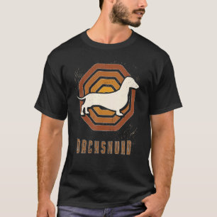 Camiseta Dachshund Vintage Retro Classic Dog Love