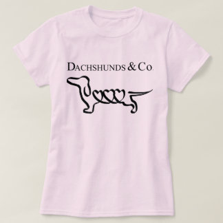 Camiseta Dachshunds do t-shirt do Dachshund & Co