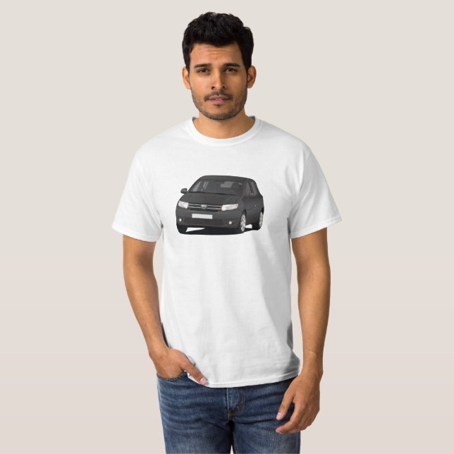Camiseta Dacia Sandero - preto (Frente Completa)