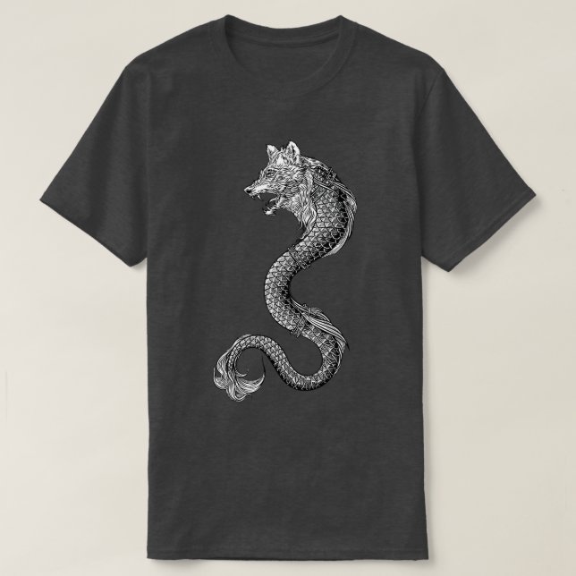 Camiseta Dacian Wolf ou Dacian Draco (Frente do Design)
