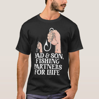 Camiseta Dad And Son Fishing Partners  Fishing  Fathers Day