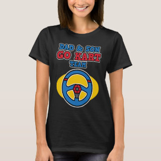 Camiseta Dad and Son Go Kart Team Son Father's Day