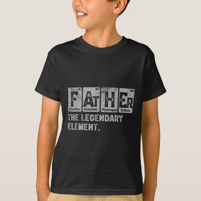 Camiseta Dad And Son Matching Fathers Day Cool Family Scien (Frente)