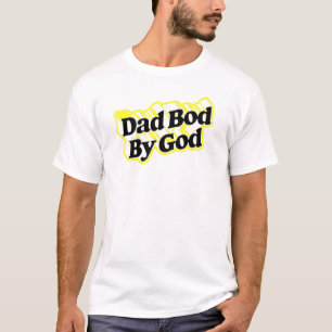 Camiseta Dad Bod By God Minimalisathers Day Vintage 80s