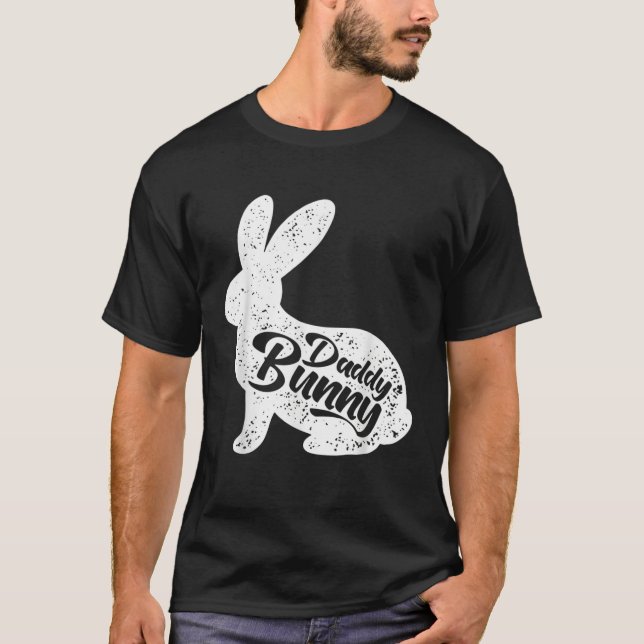 Camiseta Dad Bunny Easter Day Cute Rabbit Daddy Papa Father (Frente)