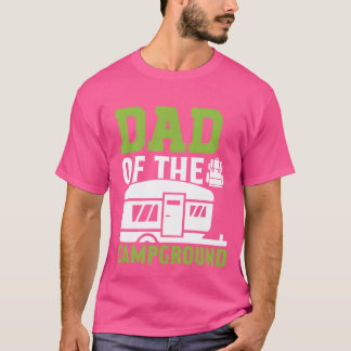 Camiseta Dad Camper Camp Lover Campfire Funny Camping Fathe