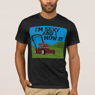 CAMISETA DAD - I'M SEXY AND I MOW IT FUNNY T-SHIRT
