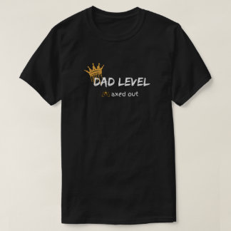 Camiseta Dad Level Maxed Out Gamer Design