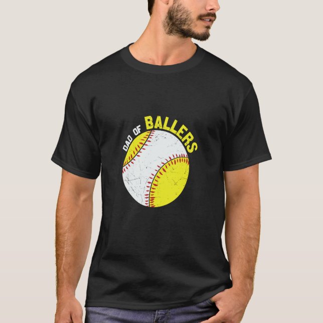 Camiseta Dad Of Ballers Apparel (Frente)