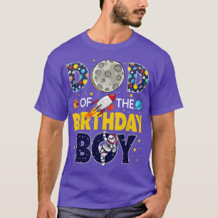 Camiseta Dad of The Birthday Boy  Outer Space Daddy Papa 2n