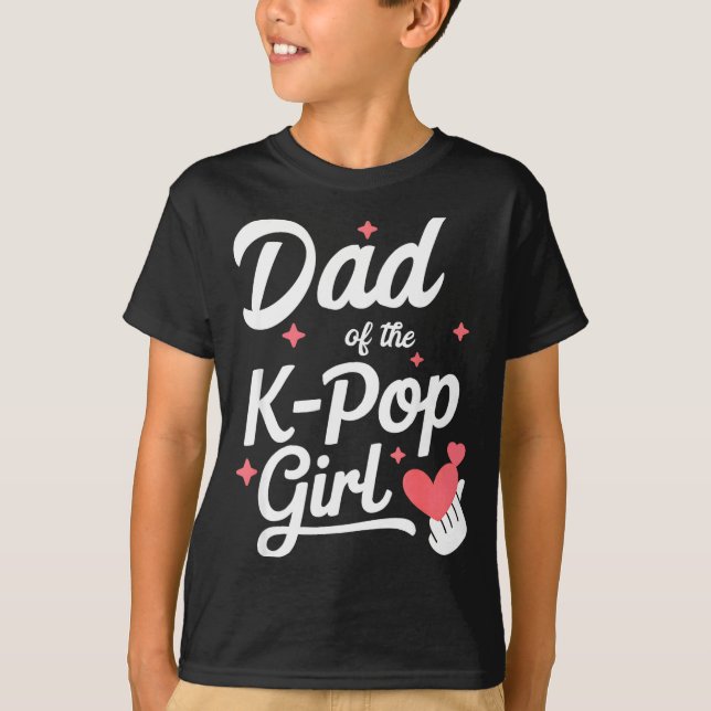Camiseta Dad Of The K P Girl K-p Fashion Men  (Frente)