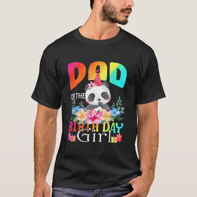 Camiseta Dad Of The Panda Unicorn (Frente)